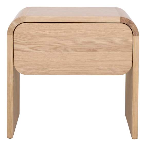 Cloe Bedside Table in Oak Clear
