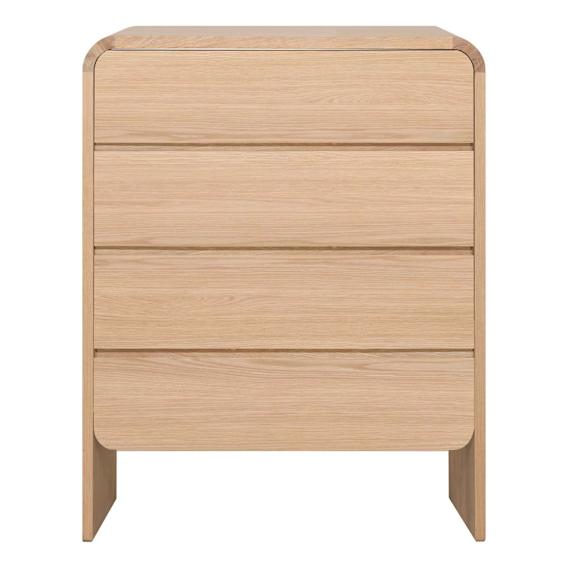 Cloe Tallboy in Oak Clear