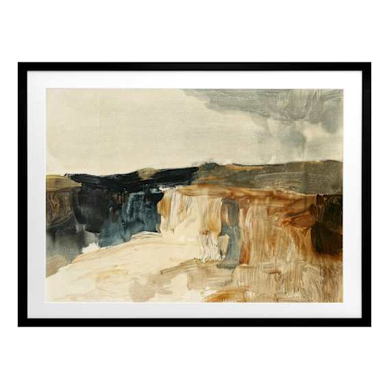 Cliffside Framed Print in 105 x 84cm