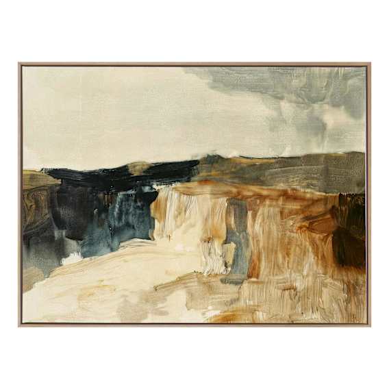 Cliffside Box Framed Canvas in 123 x 93cm