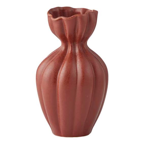 Clara Vase Large 17x29.5cm in Russet