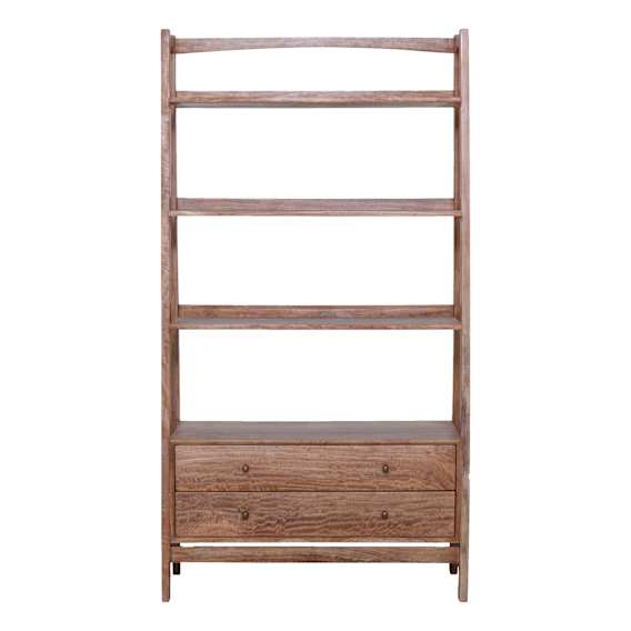 Colby Large Shelf Unit 96cm in Mangowood Clear Lacquer