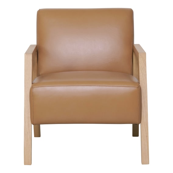 Colton Occasional Chair in Montana Leather Clay