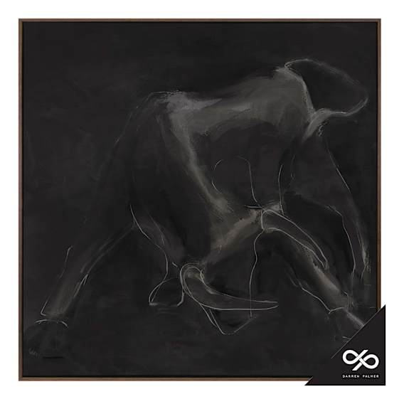 Contours Box Framed Canvas in 123 x 123cm