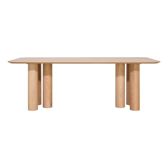 Como Dining Table 220cm in Oak Clear