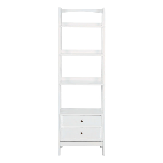 Colby Small Shelf Unit 55cm in Rustic White