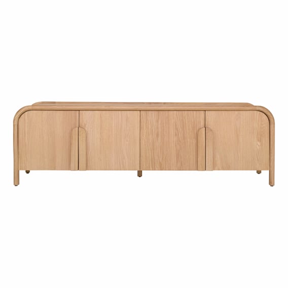 Como Entertainment Unit 180cm in Oak Clear
