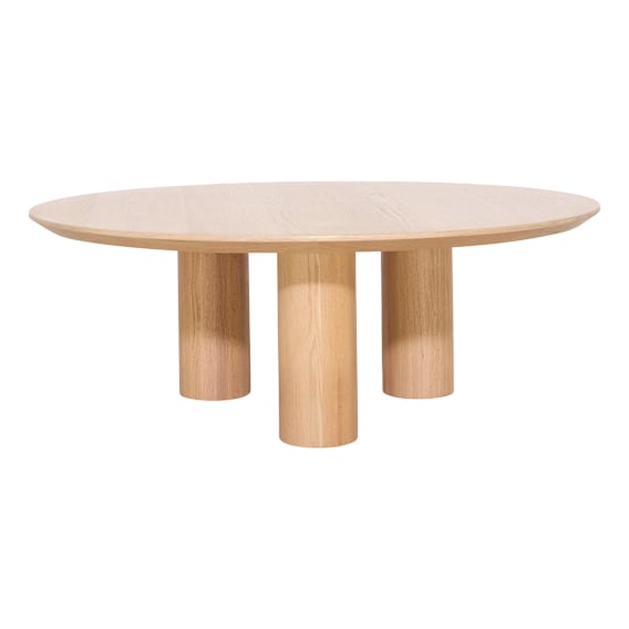 Como Coffee Table 90cm in Oak Clear