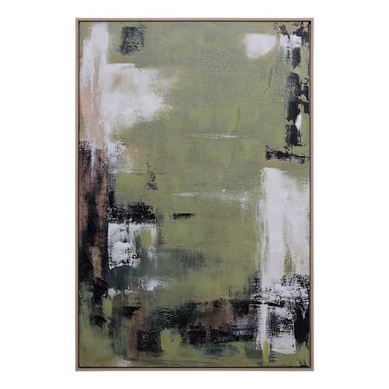 Contemplation Design 1 Box Framed Canvas in 83 x 123cm