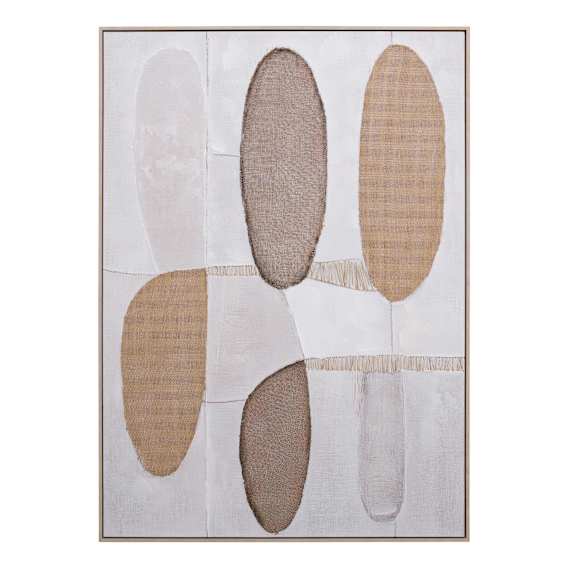 Coastal Sands Design 1 Box Framed Canvas in 103 x 143cm
