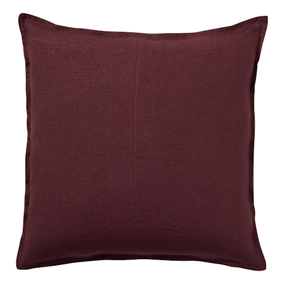 Como Poly Fill Cushion 60x60cm in Garnet