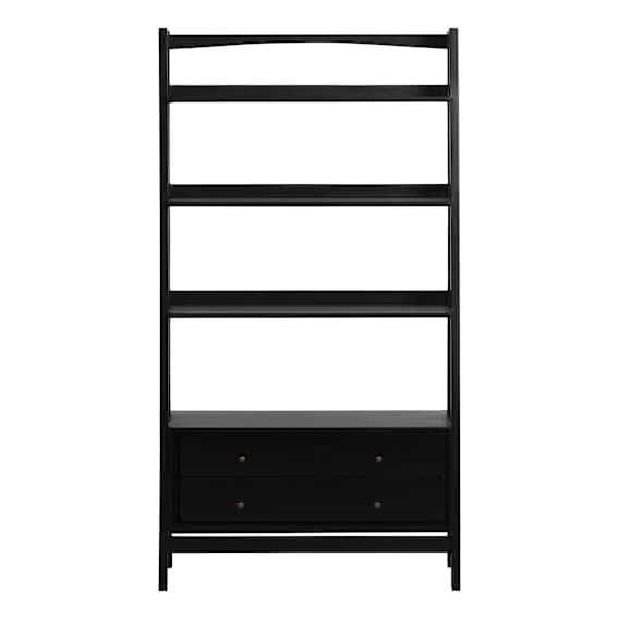 Colby Large Shelf Unit 96cm in Mangowood Black
