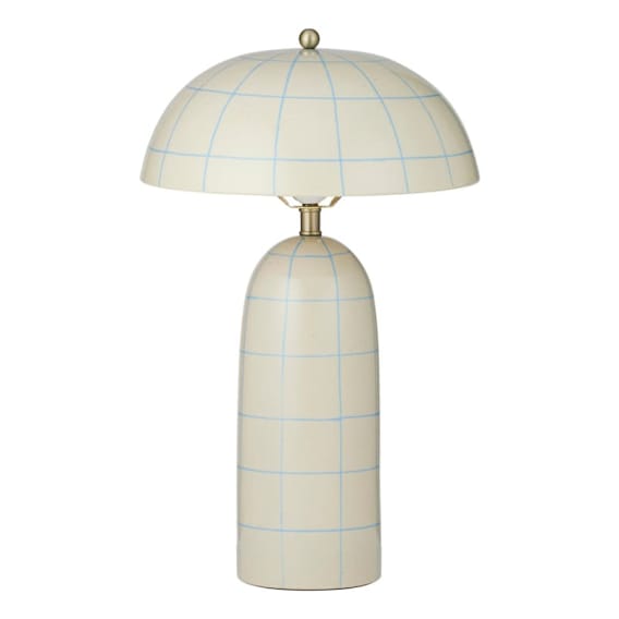 Cox Table Lamp 31.5x51cm in Ivory / Sky