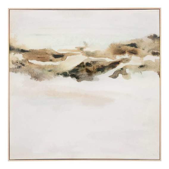 Coastal Vista Haze 2 Box Framed Canvas in 80 x 80cm