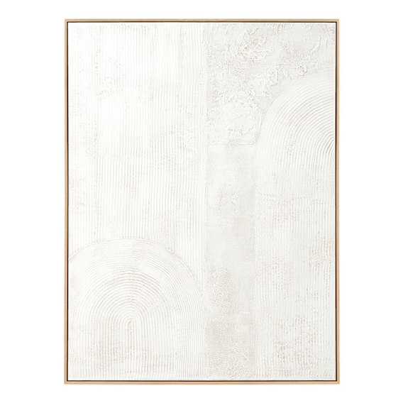 Contour Texture 1 Box Framed Canvas in 79 x104cm