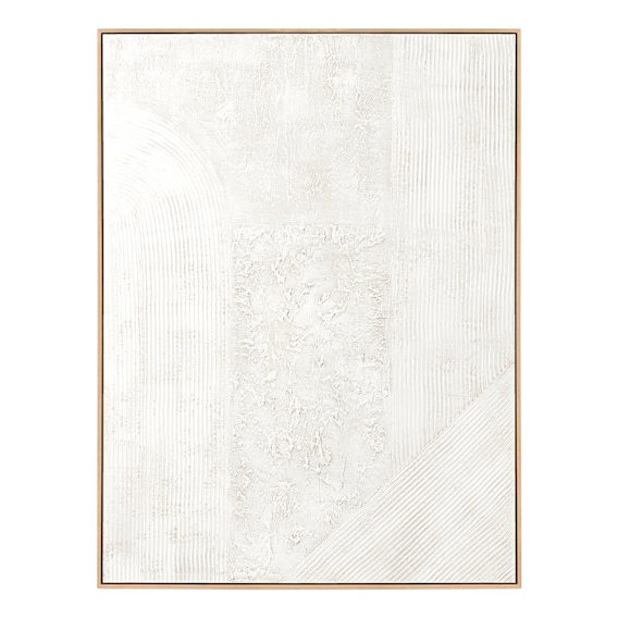 Contour Texture 2 Box Framed Canvas in 79 x104cm