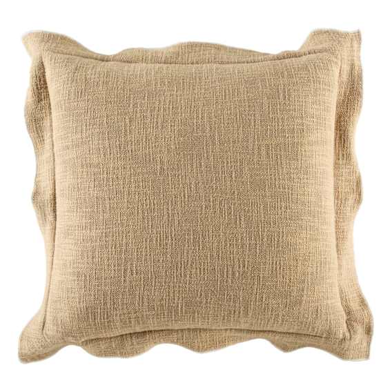 Dalton Feather Fill Cushion 50x50cm in Fawn