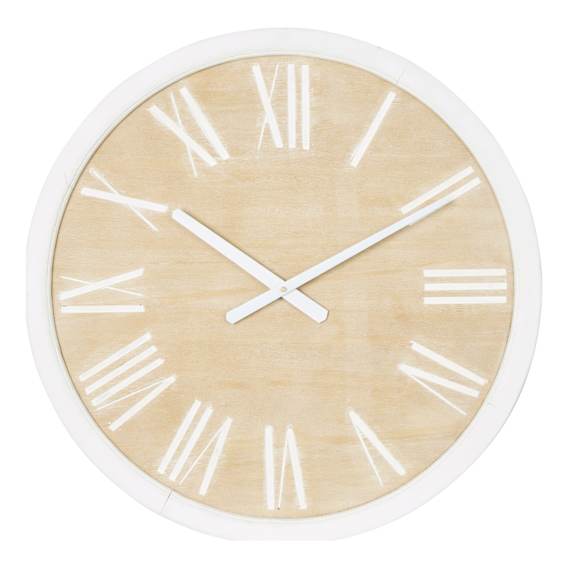Devereaux Clock 60x60cm in White