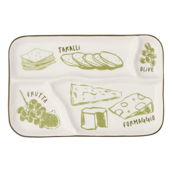 Deli Platter Small 24x2cm in Green