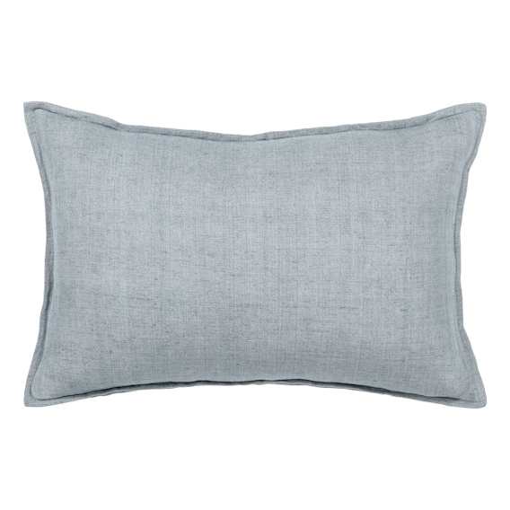 Dolce Feather Fill Cushion 55x35cm in Cloud Blue