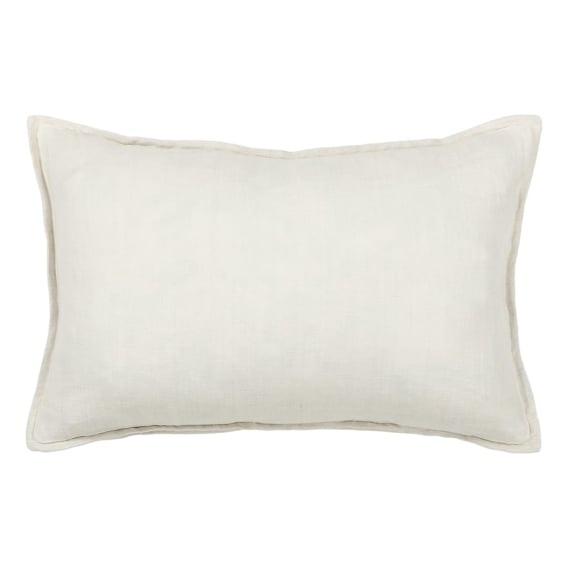 Dolce Feather Fill Cushion 55x35cm in Ecru