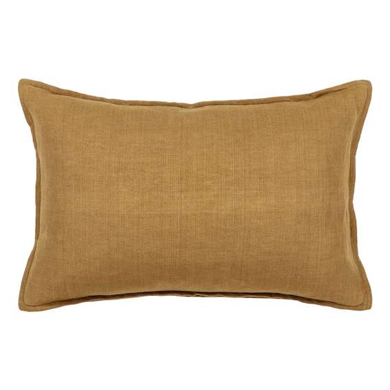 Dolce Feather Fill Cushion 55x35cm in Toffee