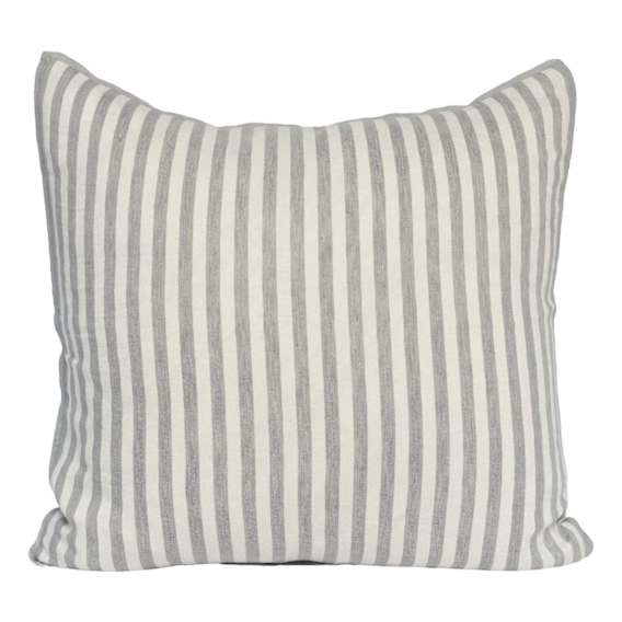 Drift Feather Fill Cushion 50x50cm in White / Pistachio