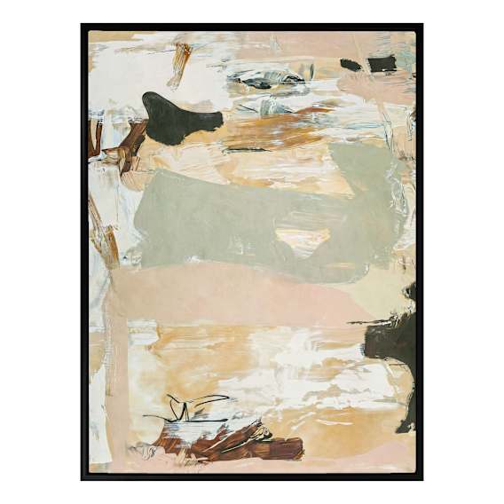 Earth Echoes 1 Portrait Box Framed Canvas in 78 x 103cm