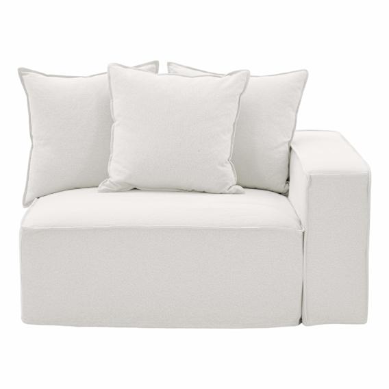 Ella Sofa End RHF in Lis White