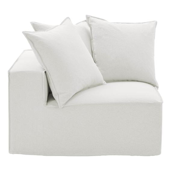 Ella Sofa Corner in Lis White