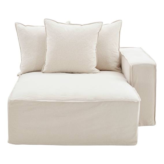 Ella Sofa Chaise RHF in Lis Nature