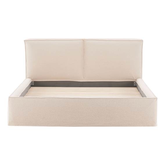 Ella Loose Cover Queen Bed Frame in Lis Nature