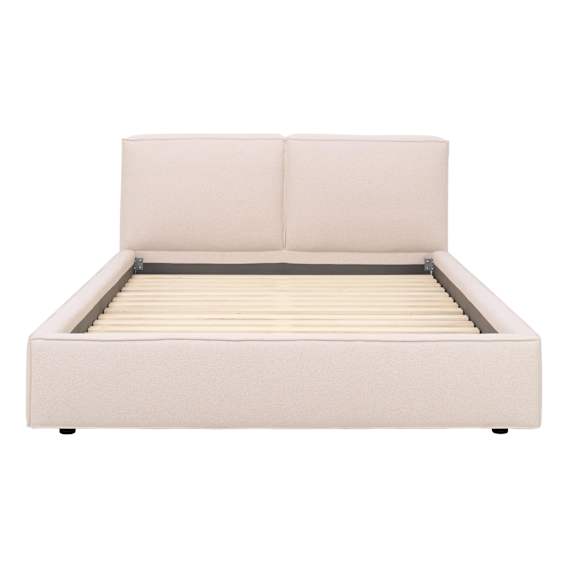 Ella Fixed Cover Queen Bed Frame in Lis Nature