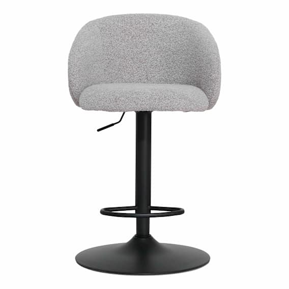 Eleanor Swivel Bar Stool in Monza Beige / Black