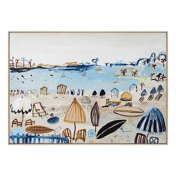 Emily Bay Box Framed Canvas in 164 x 117cm