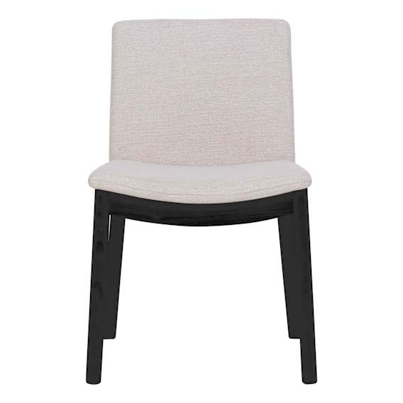 Everest Dining Chair in Beige Fabric / Black