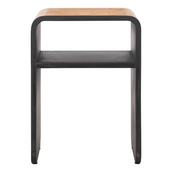 Evo Vertical Side Table in Reclaimed Teak