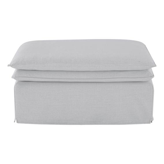 Evie Ottoman in Lak Grey
