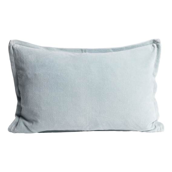 Evelyn Feather Fill Cushion 60x40cm in Sky