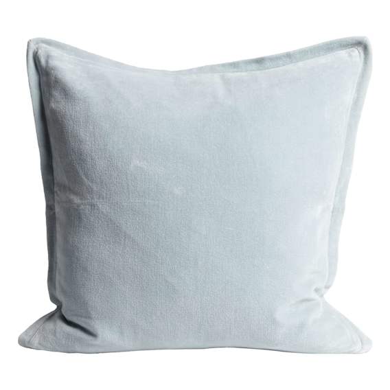 Evelyn Feather Fill Cushion 50x50cm in Sky