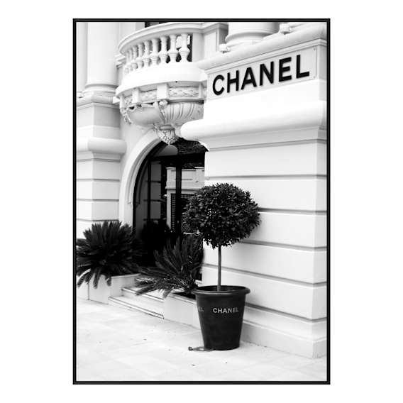 Fashion Design B Box Framed Canvas in 95 x 135cm