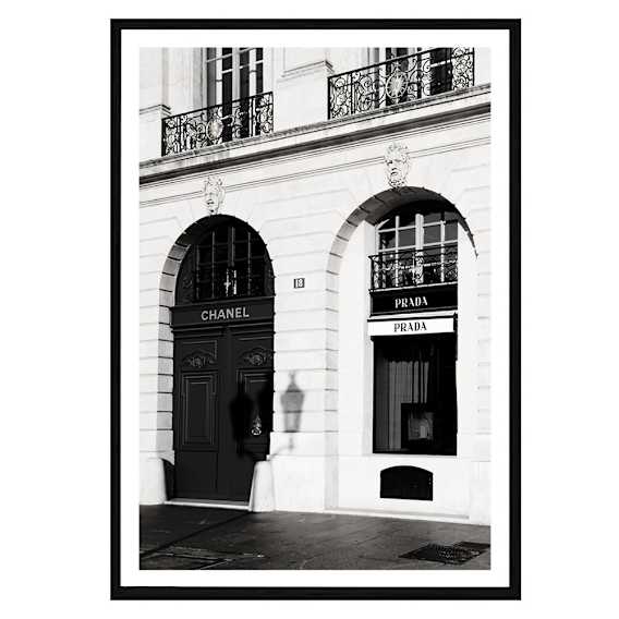 Fashion Arch Framed Print in 61 x 84cm