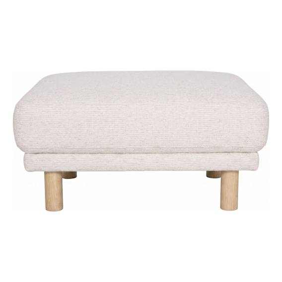 Felix Small Ottoman in Melissa Ivory