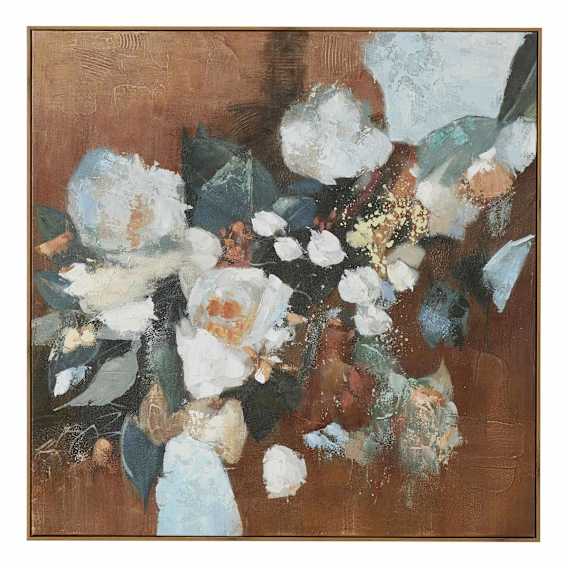 Fiore Box Framed Canvas in 100 x 100cm