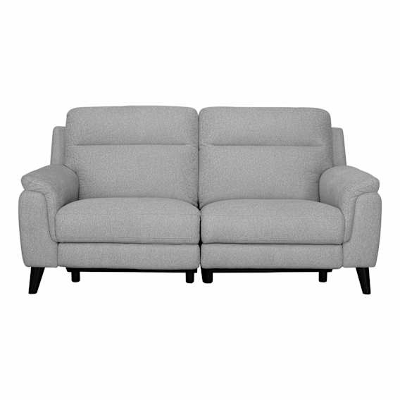 Forbes 2 Seater Recliner Sofa in Mars Silver