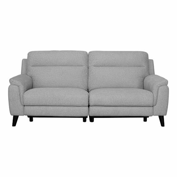 Forbes 3 Seater Recliner Sofa in Mars Silver