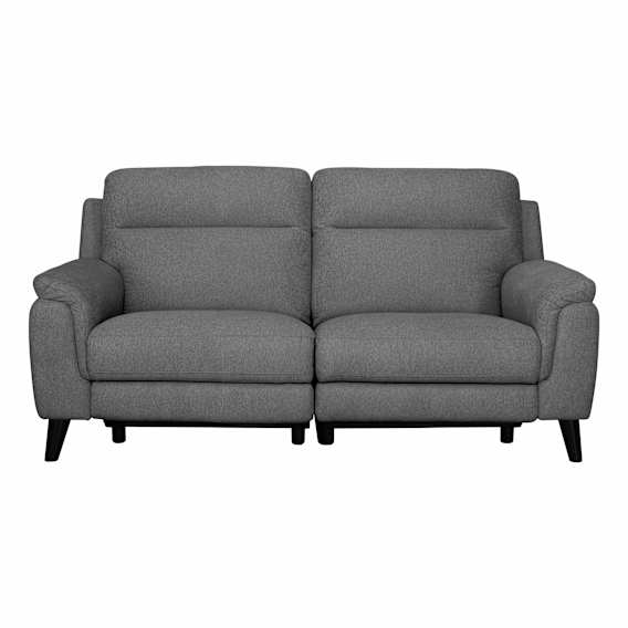 Forbes 2 Seater Recliner Sofa in Mars Charcoal