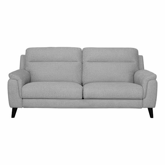 Forbes 3 Seater Fixed Sofa in Mars Silver
