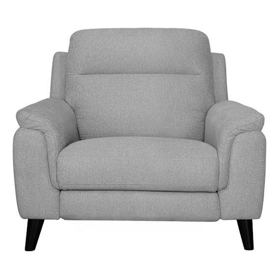 Forbes Fixed Armchair in Mars Silver