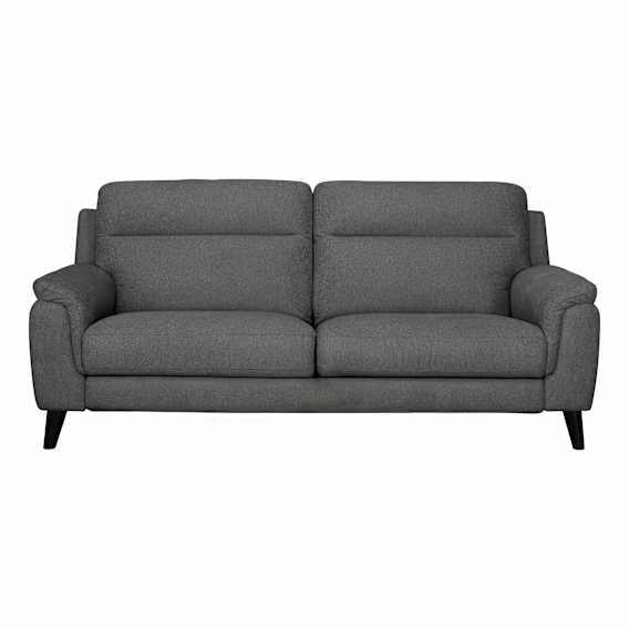 Forbes 3 Seater Fixed Sofa in Mars Charcoal